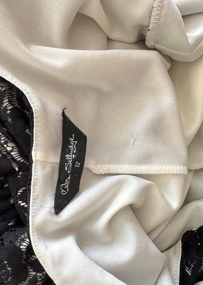 Miss Selfridge Siyah Dantelli Kısa Elbise - Görsel 4