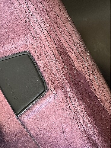 David Jones Parlak Mor Clutch/ Omuz Çantası - Görsel 6