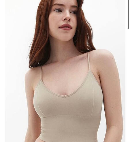 oxxo oxxo bej crop top