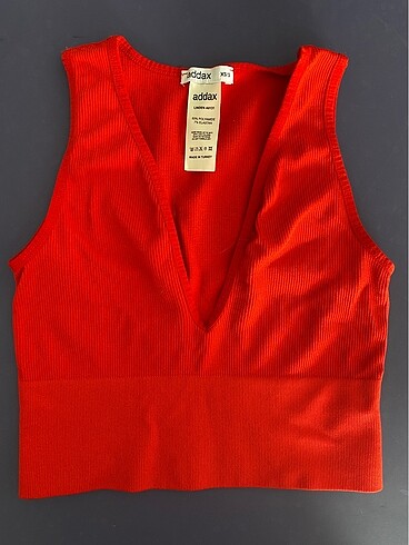 xs Beden kırmızı Renk addax crop kirmizi