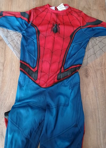 kanatlı spiderman kostümü 9.10 yaş