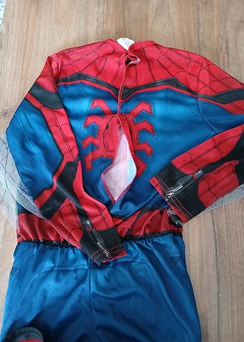 9 Yaş Beden kanatlı spiderman kostümü 9.10 yaş