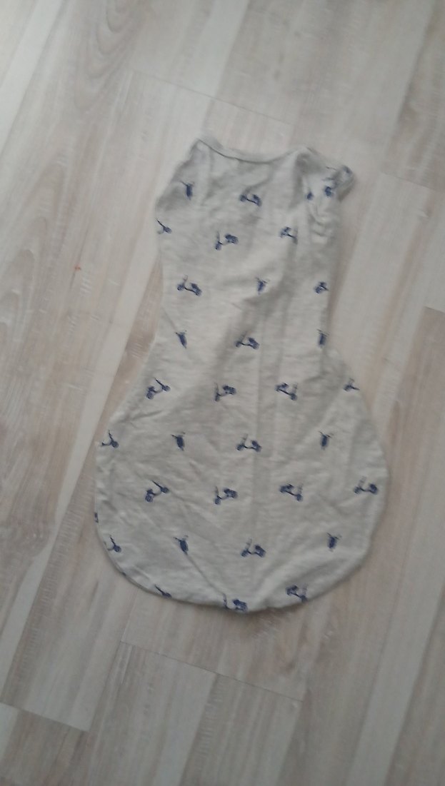 yeni doğan uyku tulum Gri Fermuarlı Bebek Kundak Uyku Tulumu - Görsel 3