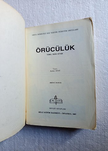 Örücülük -Temel Ders Kitabı - Yazan: Ayten Atay - Görsel 2