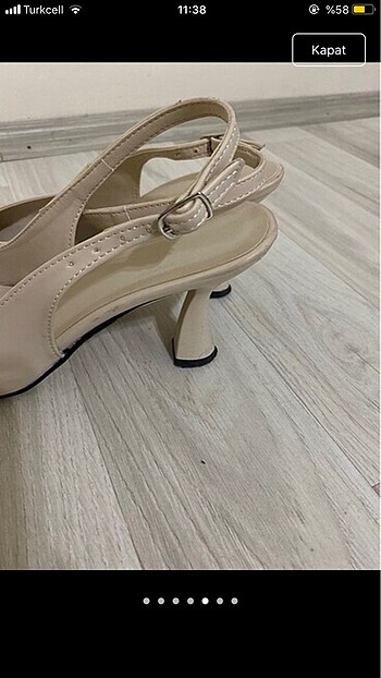 38 Beden camel Renk Kadeh topuk