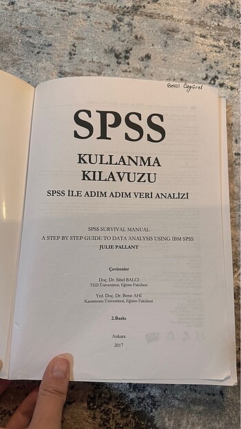  SPSS KULLANMA KILAVUZU