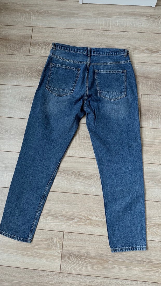 Parlak Mavi erkek Denim Pantolon - Görsel 4