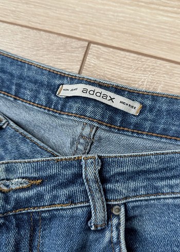 Kadın Mavi Denim Normal Paça Jean - Görsel 3