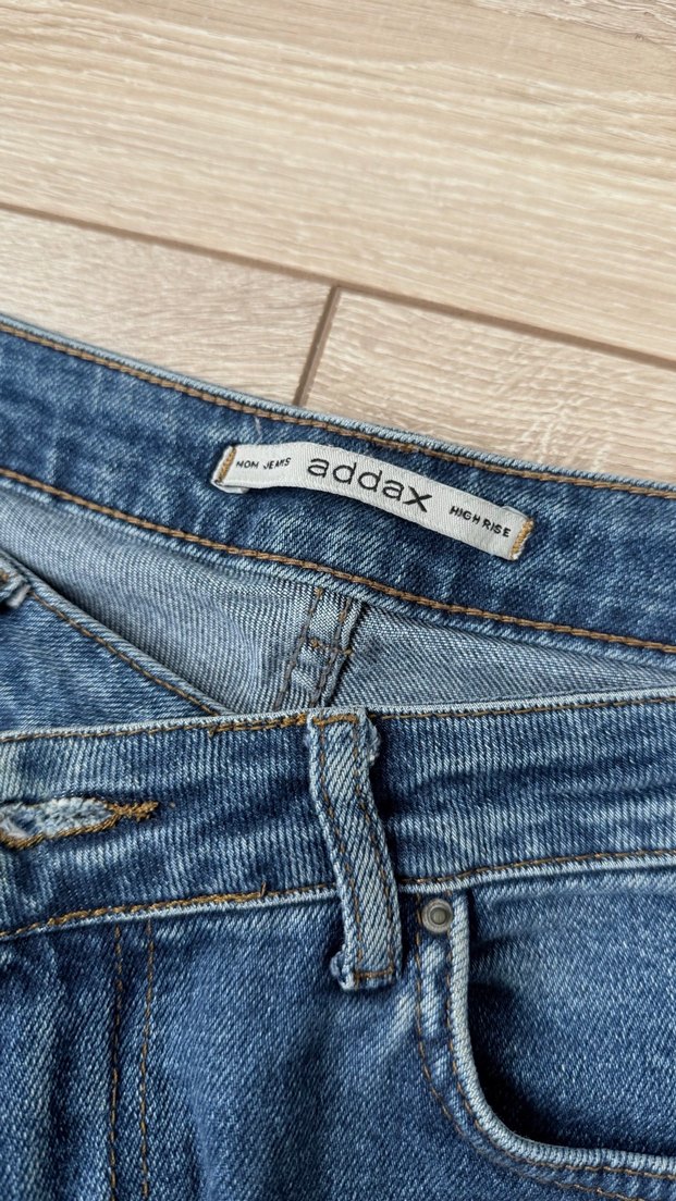 Kadın Mavi Denim Normal Paça Jean - Görsel 3