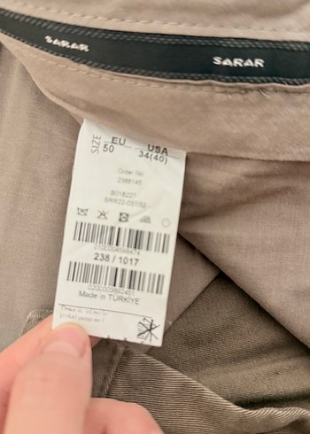 Bej Erkek Keten Pantolon Regular Fit - Görsel 2