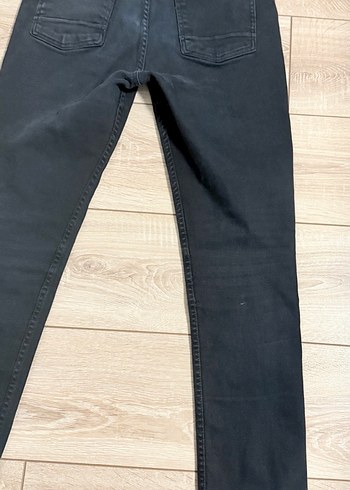 Erkek Siyah Regular Fit Denim Jean - Görsel 6