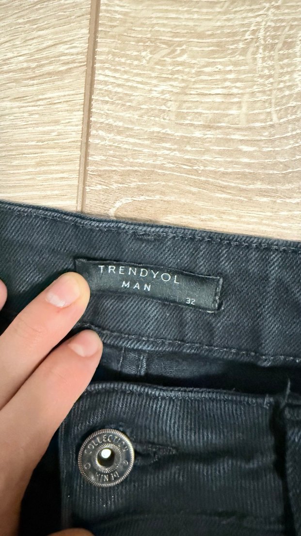 Erkek Siyah Regular Fit Denim Jean - Görsel 2