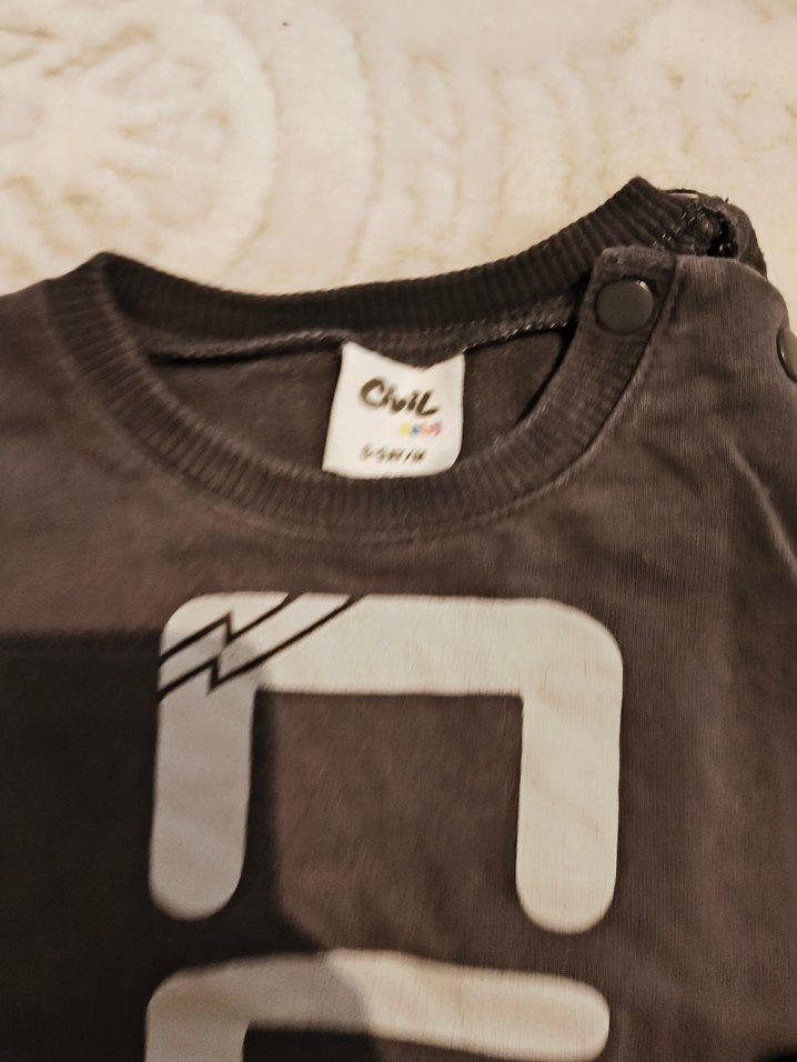 Gri Erkek Bebek Street Wear Takım - Görsel 3