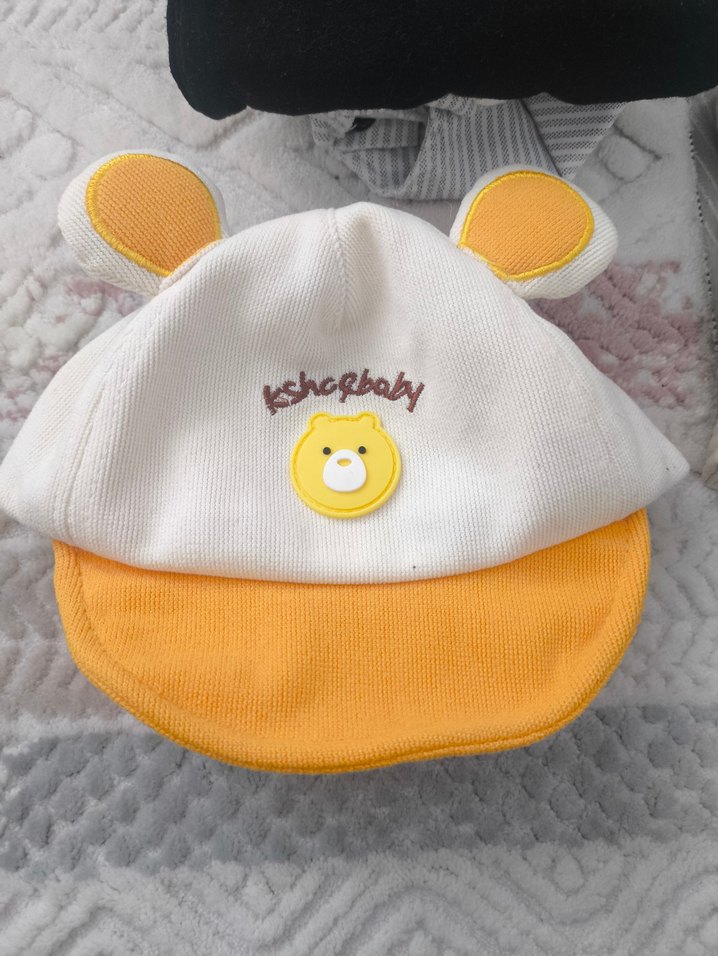 Nakışlı Bebek Şapkası ve Bere Seti - Görsel 3