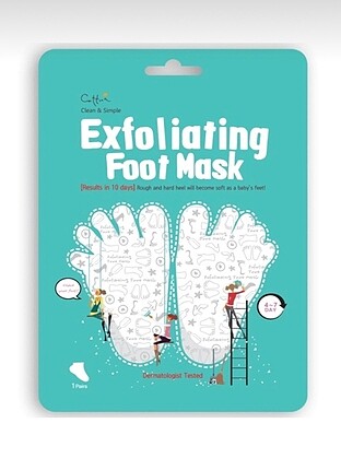 Peeling etkili ayak maskesi