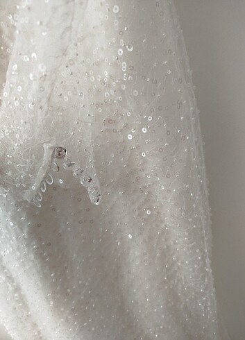 Balık model demonteli gelinlik - Görsel 7