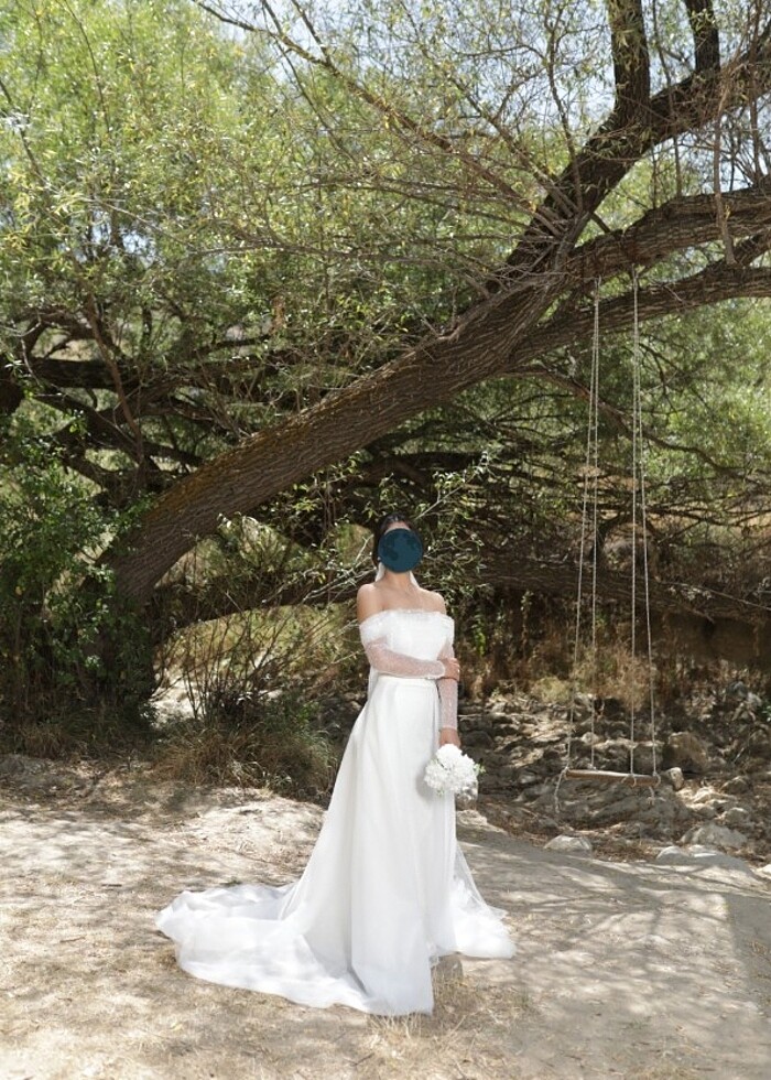 Balık model demonteli gelinlik - Görsel 2