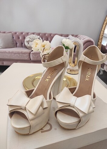 Platform gelinlik ayakkabı - Görsel 2