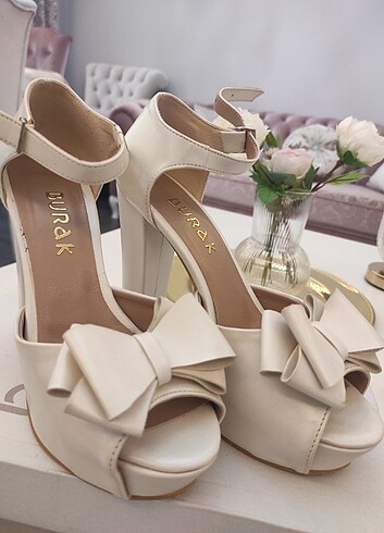 Platform gelinlik ayakkabı - Görsel 3