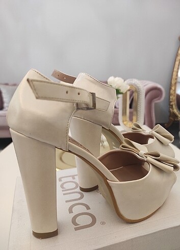 Platform gelinlik ayakkabı - Görsel 6