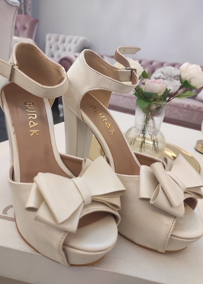 Platform gelinlik ayakkabı  - Görsel 3