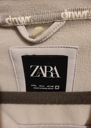 Zara Acik Gri Fermuarlı ErkekCeket - Görsel 2