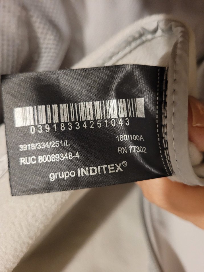 Zara Acik Gri Fermuarlı ErkekCeket - Görsel 3