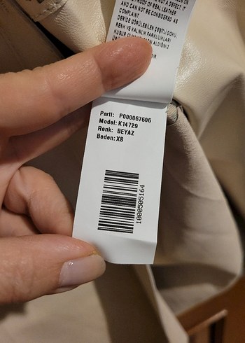 Desa Kadın Beyaz Lazer Kesimli Geometrik Desenli Deri Gömlek - Görsel 6