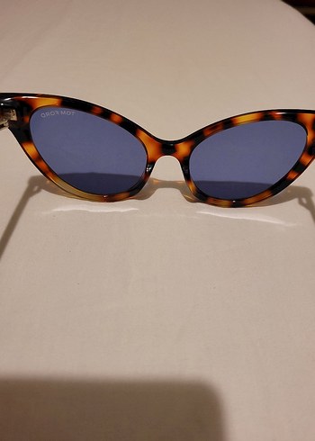 Tom Ford Retro Kadın Mavi Camli Gözlük - Görsel 6