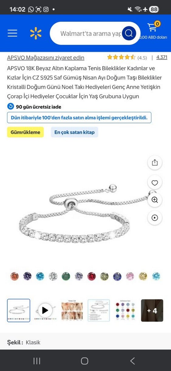 SEVGİLİLER GÜNÜ ICIN;  925 ayar gumus Tenis Bileklik - Görsel 5