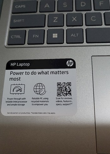 Gri HP Dizüstü Bilgisayar - Görsel 2