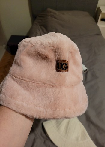 TOZ PEMBE UGG ŞAPKA - Görsel 5