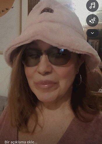 TOZ PEMBE UGG ŞAPKA - Görsel 2