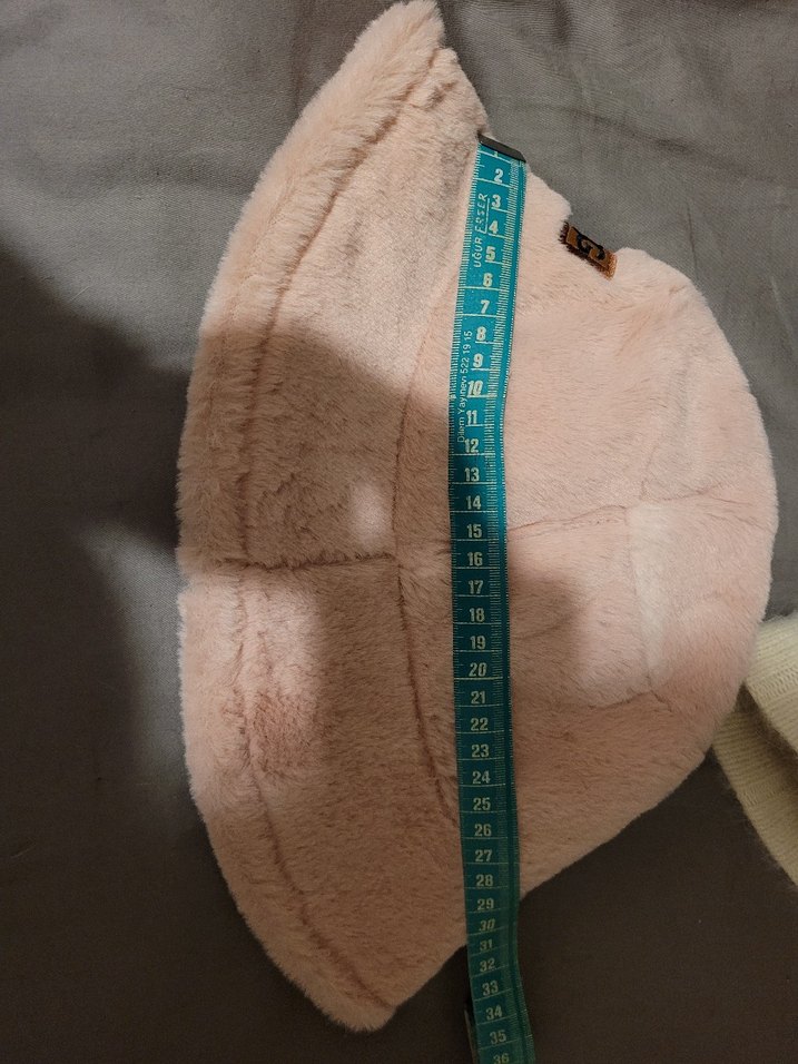 TOZ PEMBE UGG ŞAPKA - Görsel 3