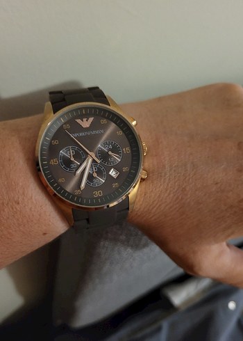 Emporio Armani AR5890 Erkek Kahverengi Kol Saati - Görsel 7