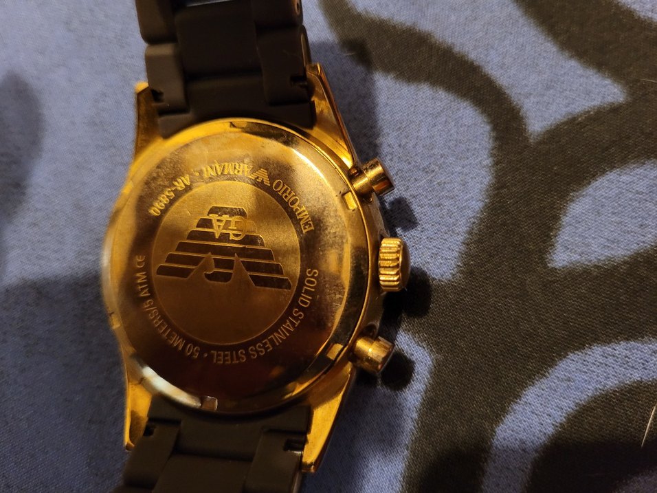 Emporio Armani AR5890 Erkek Kahverengi Kol Saati - Görsel 4