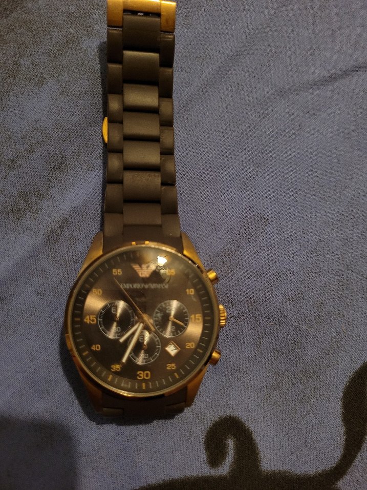 Emporio Armani AR5890 Erkek Kahverengi Kol Saati - Görsel 3