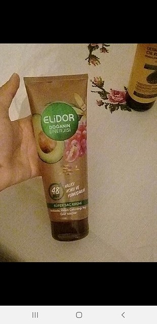 elidor saç bakım kremi avakado ve üzüm çekirdeği