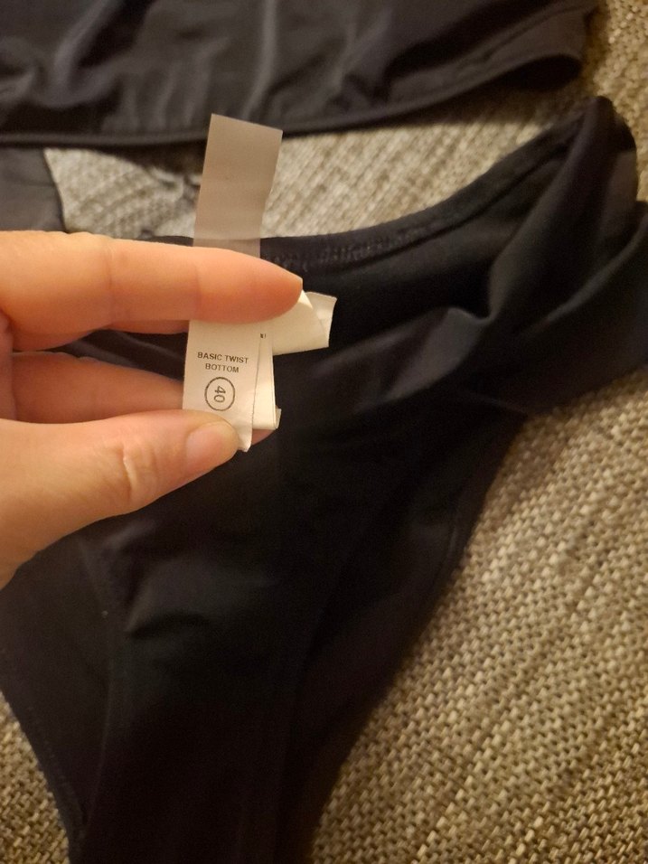 Siyah İpli Bohem Bikini Takımı - Görsel 3