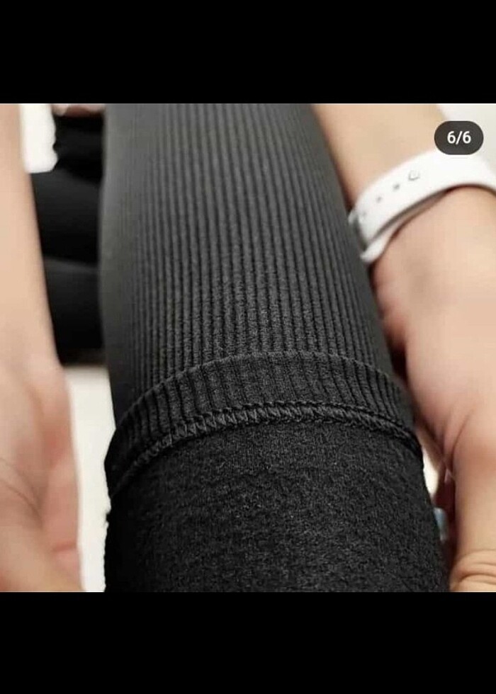 Fitilli İçi şardonlu kışlık tayt - Görsel 2