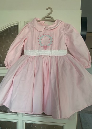 Le Mabelle Marka Pembe Uzun Kollu Kız Çocuk Elbisesi - Görsel 4