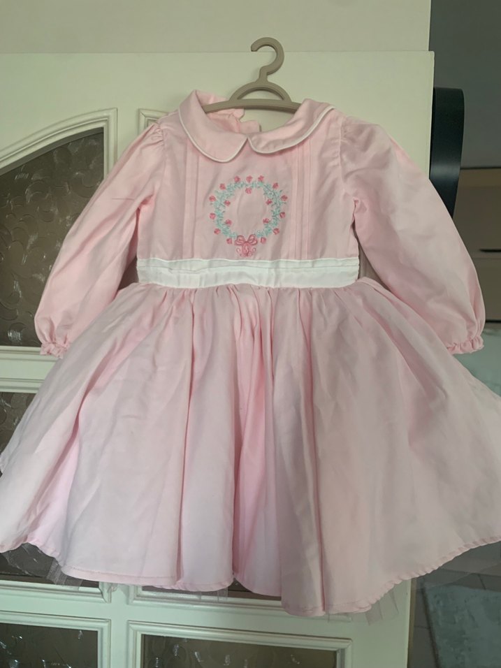 Le Mabelle Marka Pembe Uzun Kollu Kız Çocuk Elbisesi - Görsel 4