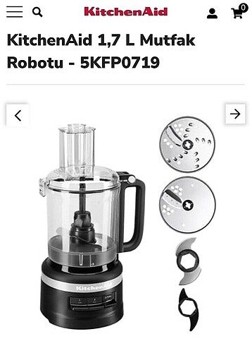 KitchenAid 1,7 lt mutfak robotu