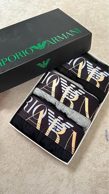 Armani marka erkek boxer