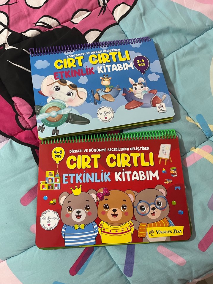 Cırt Cırtlı Etkinlik Kitapları 2-4 ve 4-6 Yaş - Görsel 2