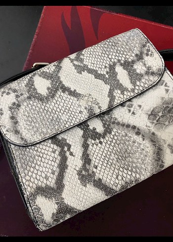 Yılan desenl çanta - Görsel 2