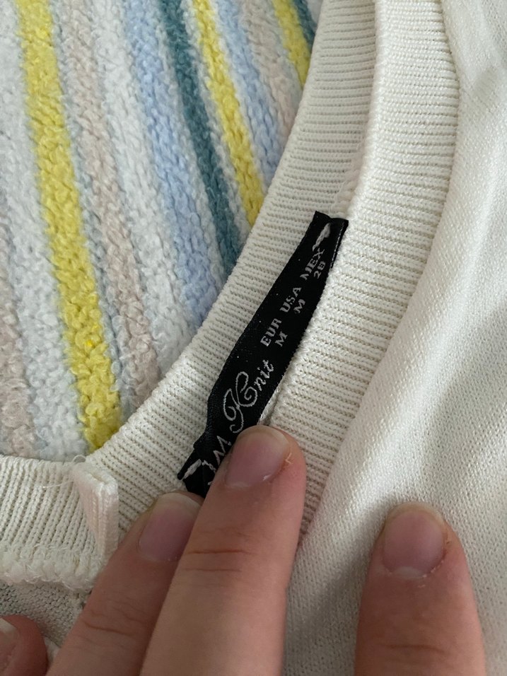 V Yaka Beyaz Kadın Pamuklu Triko - Görsel 4