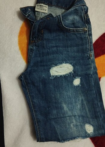 LC Waikiki Rahat Kesim Mavi Kadın Denim Pantolon