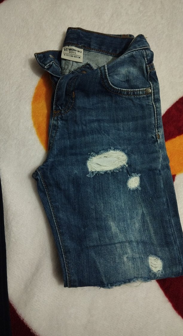 Rahat Kesim Mavi Kadın Denim Pantolon - Görsel 2