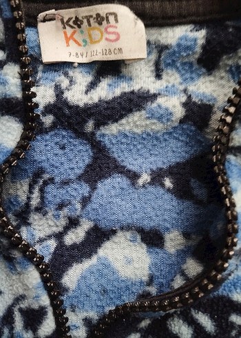 Erkek Çocuk Mavi Kamuflaj Sweatshirt - Görsel 3